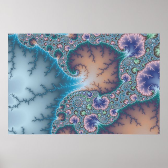 Jellyfish - Fractal Poster (Front)