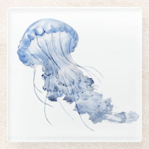 Jellyfish Glass Coaster