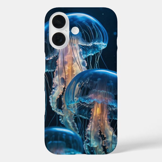 Jellyfish Glow Case-Mate iPhone Case (Back)