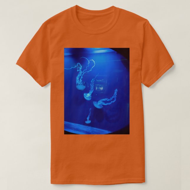 Jellyfish in blue T-Shirt (Design Front)