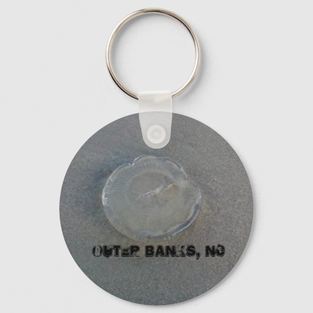 JellyFish in Outer Banks, NC Key Ring (Front)