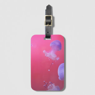 Jellyfish in the Pink Luggage Tag