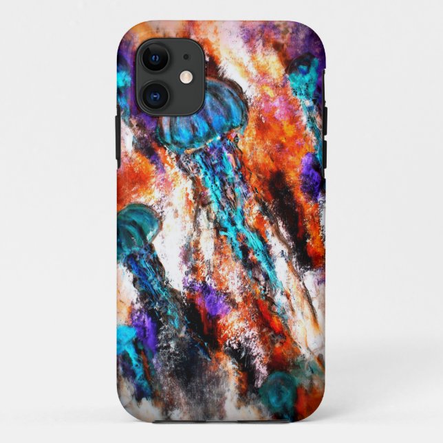 Jellyfish Jump Electric Case-Mate iPhone Case (Back)