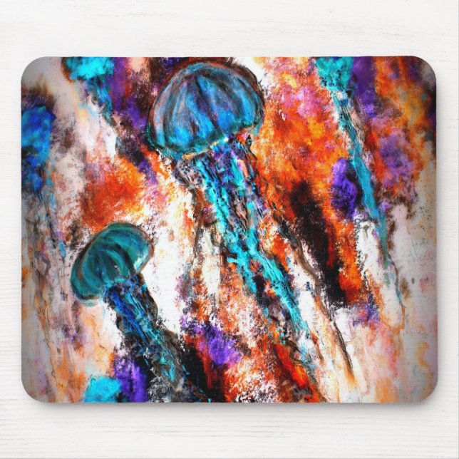 Jellyfish Jump Electric Mouse Pad (Front)