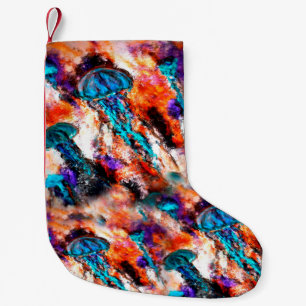 Jellyfish Jump Small Christmas Stocking