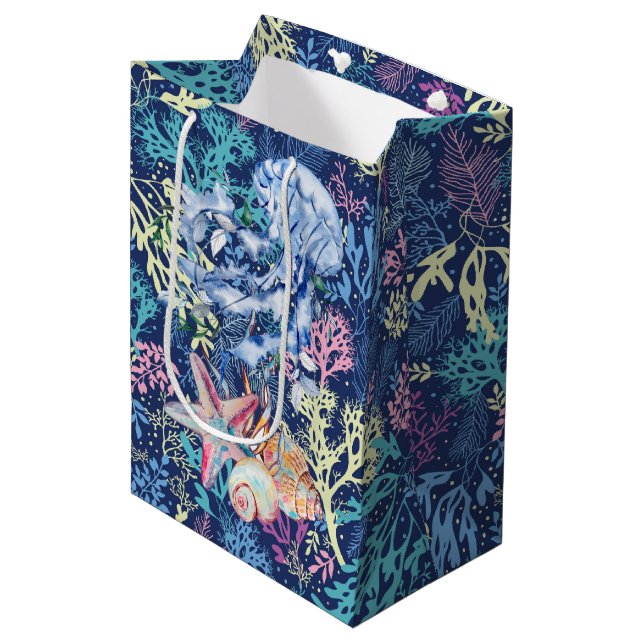 Jellyfish  medium gift bag (Front Angled)
