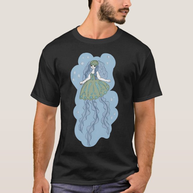 JellyFish Mermaid T-Shirt (Front)