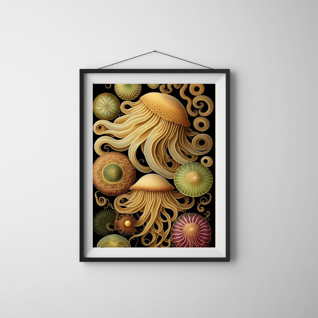 Jellyfish | Modern Haeckel Poster (Creator Uploaded)