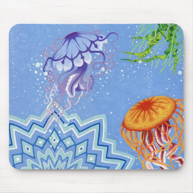 Jellyfish Mouse Pad (Front)