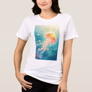 Jellyfish Ocean Dance Tri-Blend Shirt
