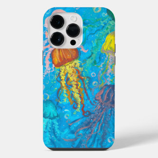 jellyfish, ocean, sea iPhone 14 pro max case