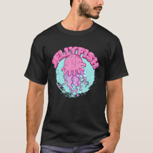 Jellyfish Ocean Water Species Invertebrate Medusa  T-Shirt