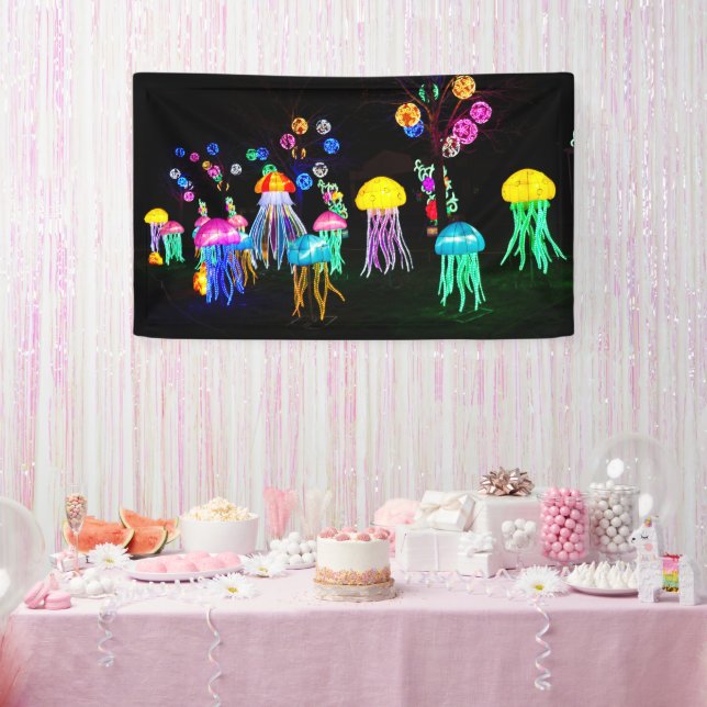 Jellyfish of Lights  Banner (Party)