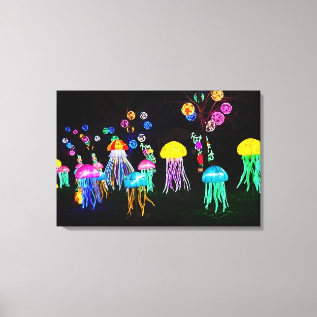 Jellyfish of Lights  Canvas Print (Front)