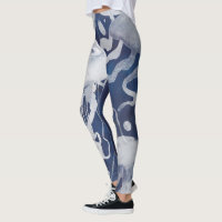 Jellyfish on Navy Background