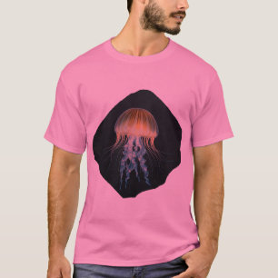 Jellyfish on pale black paper T-Shirt
