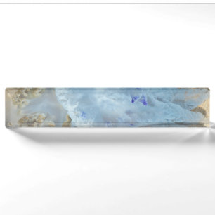 Jellyfish on the beach nameplate