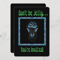 Jellyfish Party Invitation for Birthday or Event