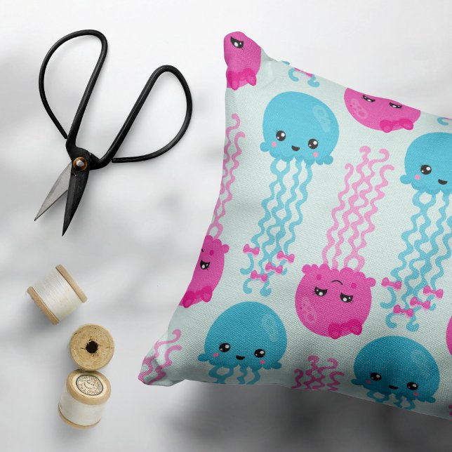 Jellyfish Pattern, Cute Jellyfish, Sea Animals Pillowcase (Creator Uploaded)