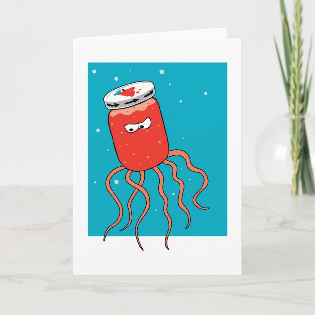 Jellyfish Pun Card (Front)