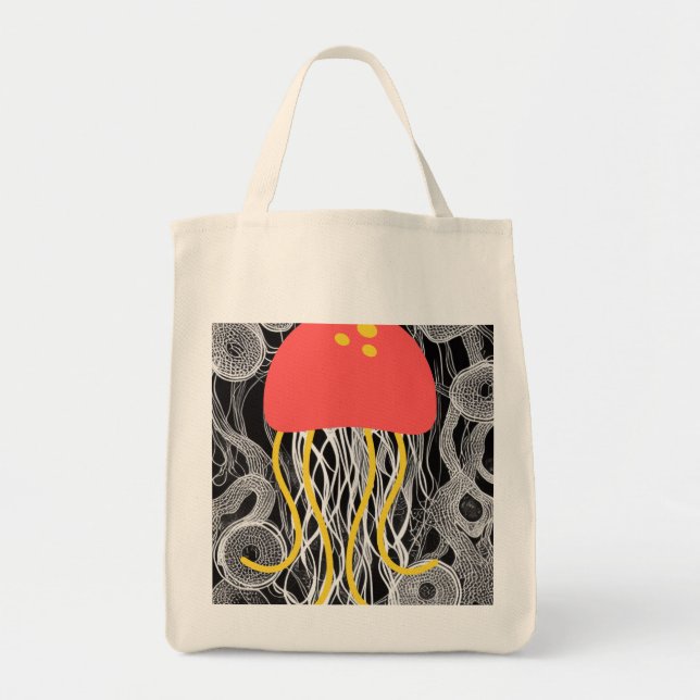 Jellyfish Tote Bag (Front)