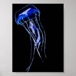 Jellyfish Watercolor Print