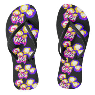 Jellyfishes style bubbles jandals