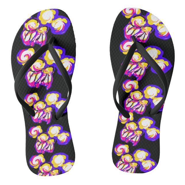 Jellyfishes style bubbles jandals (Footbed)