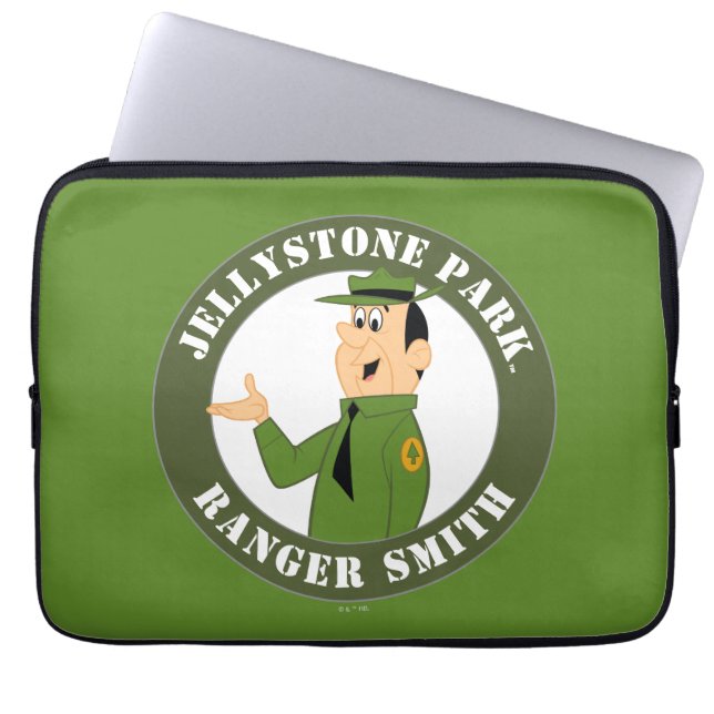 Jellystone's Ranger Smith Portrait Laptop Sleeve (Front)