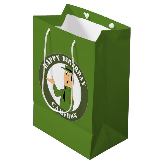 Jellystone's Ranger Smith Portrait Medium Gift Bag (Front Angled)