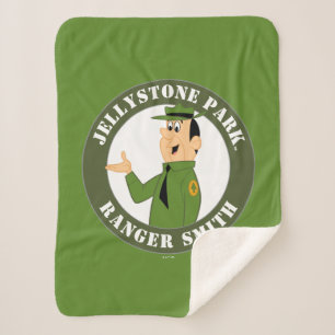 Jellystone's Ranger Smith Portrait Sherpa Blanket