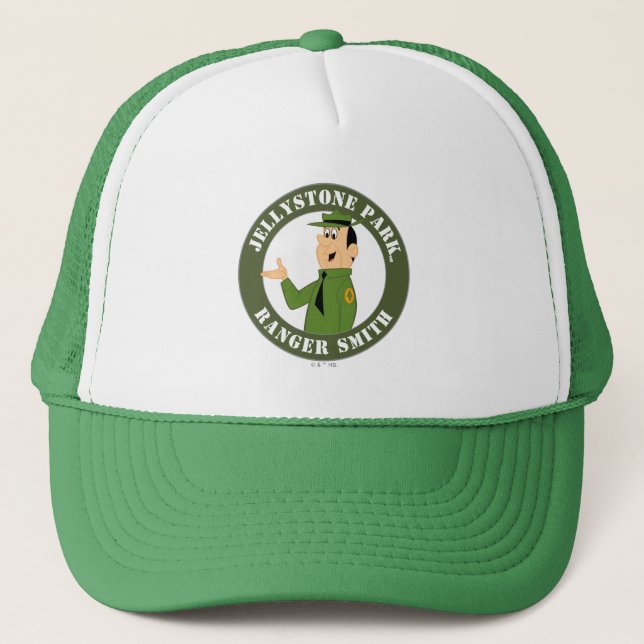 Jellystone's Ranger Smith Portrait Trucker Hat (Front)
