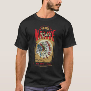 Jemez Native American Indian Warrior Tribe Proud T-Shirt