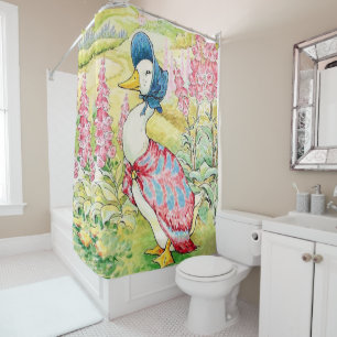 “Jemima Puddle Duck” by Beatrix Potter Shower Curtain