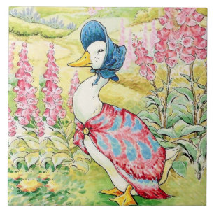 “Jemima Puddle Duck” by Beatrix Potter Tile