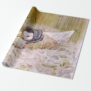 Jemima Puddle-Duck Hatching Her Eggs by Beatrix Po Wrapping Paper