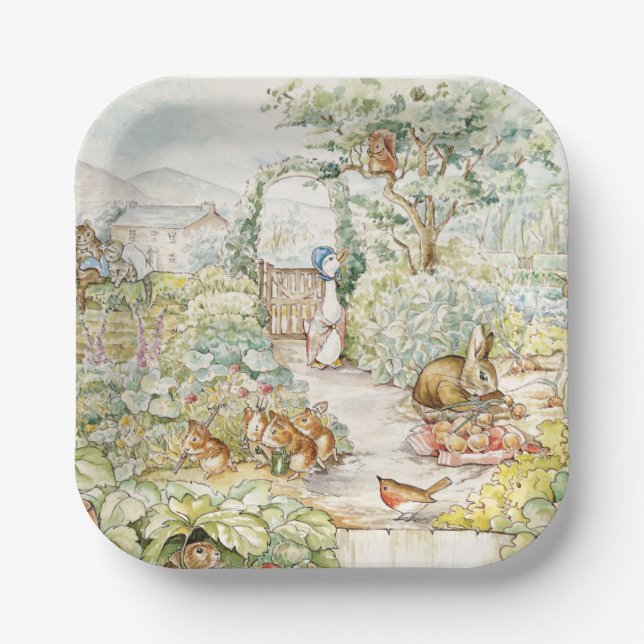 Jemima Puddle Duck    Paper Plate (Front)