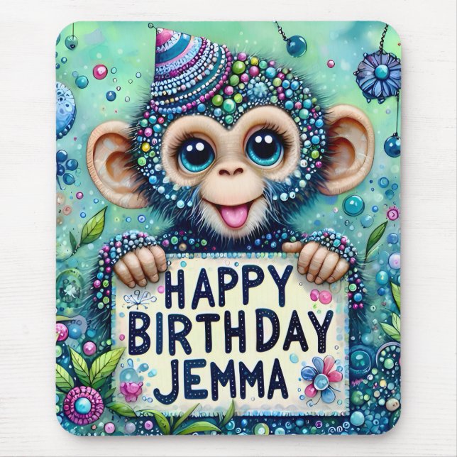 JEMMA ~ BABY CHIMPANZEE ~ Mousepad (Front)