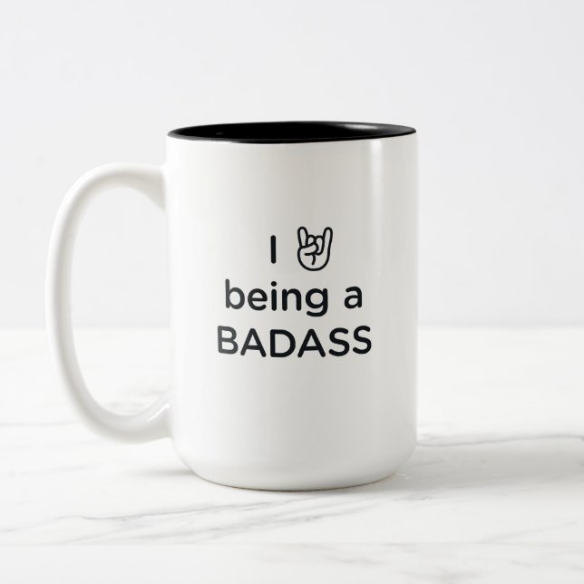Jen Sincero Badass Emoji Mug (Left)