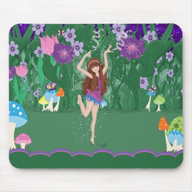 Jen the Dancing Flower Fairy Mousepad (Front)