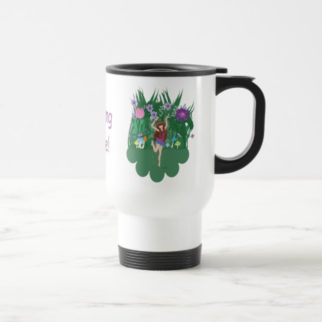 Jen the Dancing Flower Fairy Travel Mug (Right)