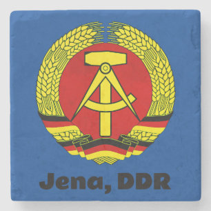 Jena, DDR, Jena, Germany (East German GDR Ossi) Stone Coaster