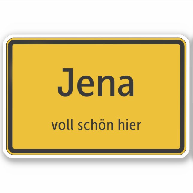 Jena Sticker Sticker Autosticker (Front)