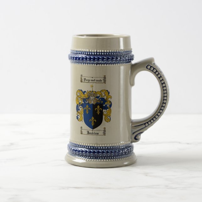 Jenkins Coat of Arms Stein / Jenkins Crest Stein (Right)
