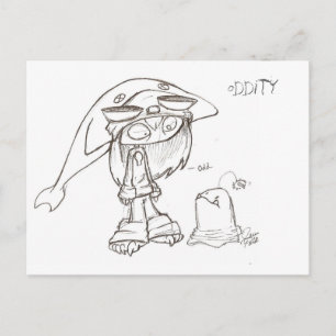 jenn, Oddity Postcard