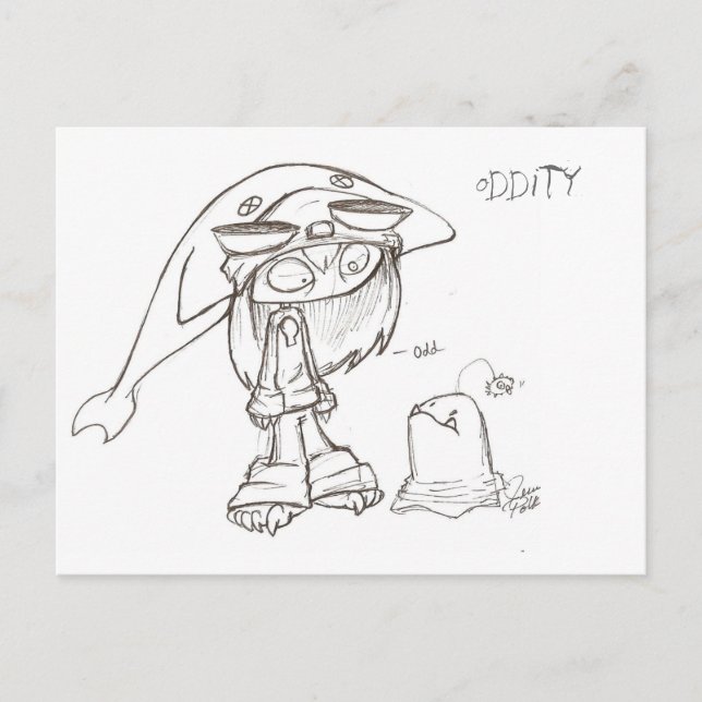 jenn, Oddity Postcard (Front)