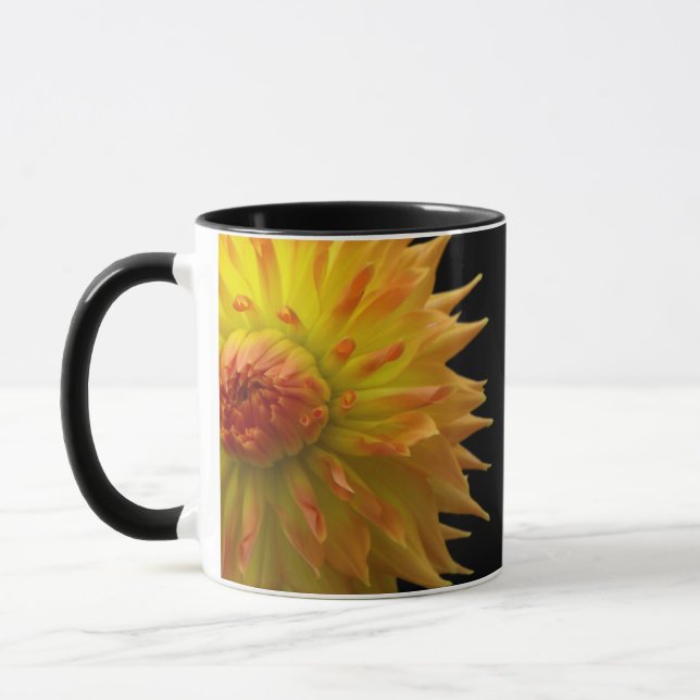 Jennie On Black with Love Quote Ceramic Mug (Left)
