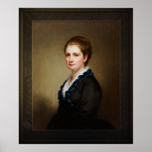 Jennie Walters Delano by George August Baker Jr. Poster