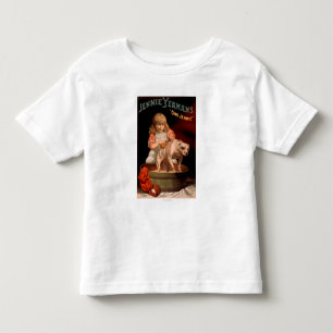 Jennie Yeamans "Our Jennie" Girl Washing Dog Toddler T-Shirt