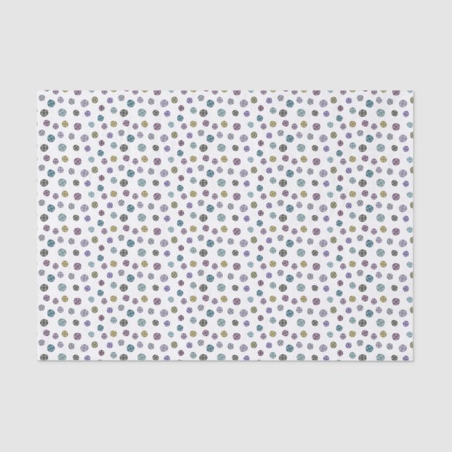 Jennifer Confetti Dots, small Tissue Paper (Front)